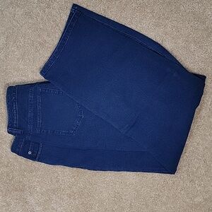 Women Norm Thompson Blue Jeans Straight Leg NWOT size 14